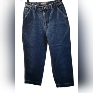 Vintage Cherokee Size 10 Straight Denim Blue Jeans Yoke Back 100% Cotton 90s